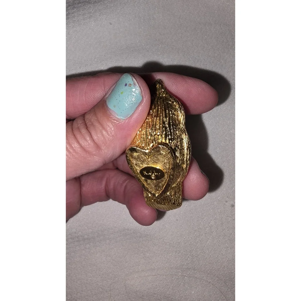 Vintage Kenneth JAY lane Bling Bird Trinket Box KJL